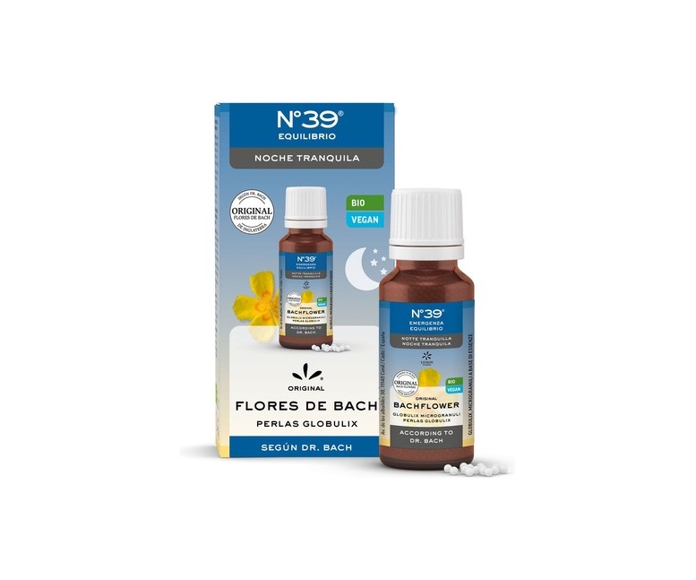 No 39 Globulix noche tranquila con flores de bach 20 g Lemon Pharma