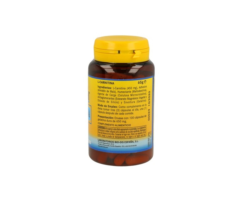 L-Carnitina 100 cápsulas Nature essential