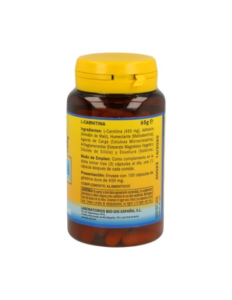 L-Carnitina 100 cápsulas Nature essential