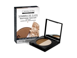 Sombra de ojos dúo marrón-beige