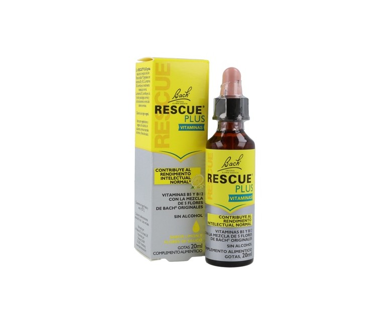 Bach Rescue Plus Vitaminas Gotas 20 ml Rescue