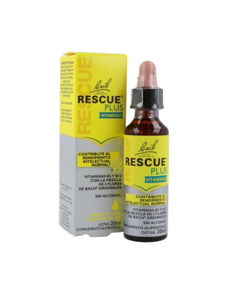 Bach Rescue Plus Vitaminas Gotas 20 ml Rescue