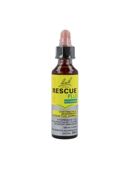 Bach Rescue Plus Vitaminas Gotas 20 ml Rescue