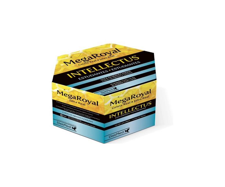 Jalea Mega Royal Intellectus 20 ampollas de 15ml Dietmed