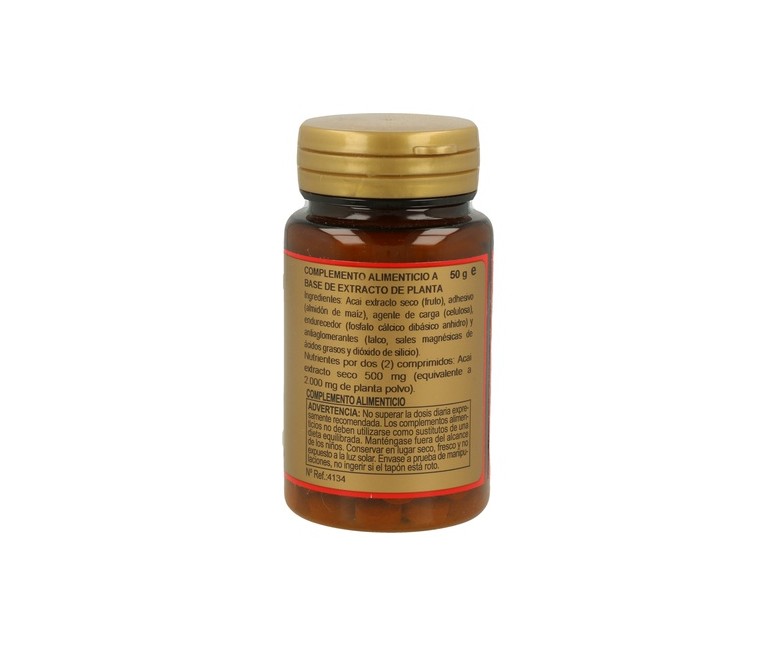 Açai (Ext seco 250 mg) 100 comprimidos de 1000mg Obire