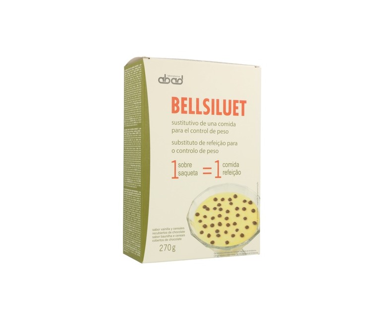 Natillas de Vainilla con Cereales Bellsiluet 5 sobres de 54g Abad
