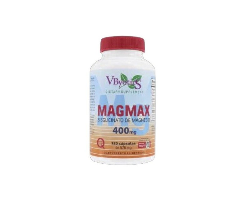 Magmax Biglicinato 120 cápsulas Vbyotics