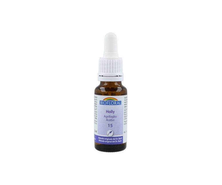 Acebo orgánico 20 ml de elixir floral Biofloral