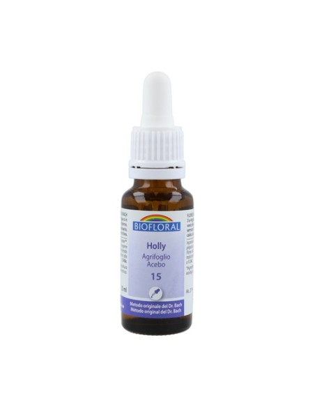 Acebo orgánico 20 ml de elixir floral Biofloral