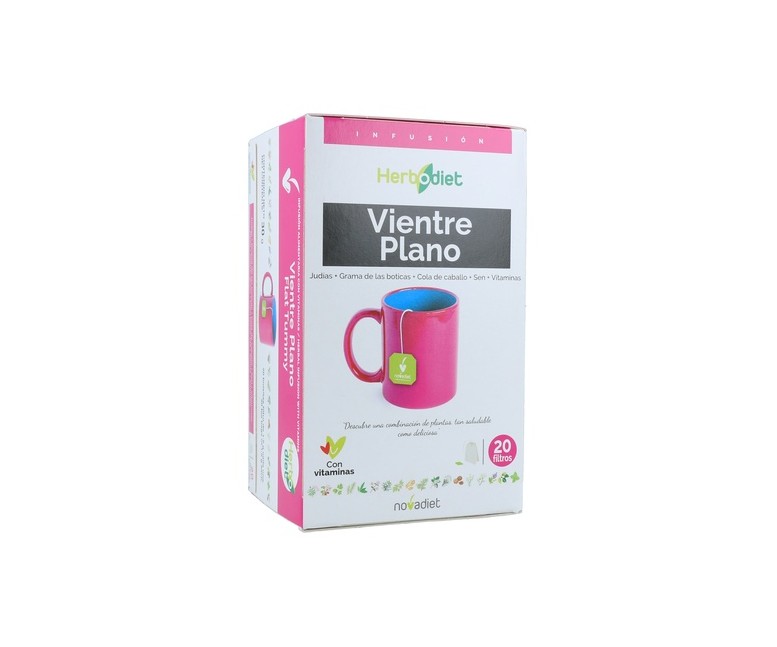 Herbodiet Infusión vientre plano 20 bolsitas infusoras Nova Diet