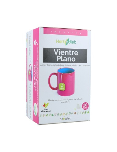Herbodiet Infusión vientre plano 20 bolsitas infusoras Nova Diet