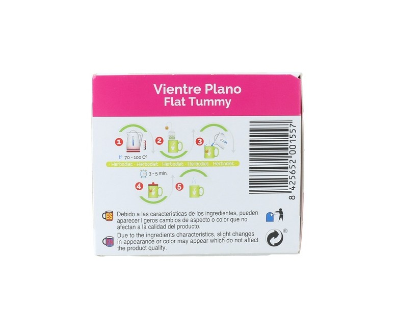 Herbodiet Infusión vientre plano 20 bolsitas infusoras Nova Diet