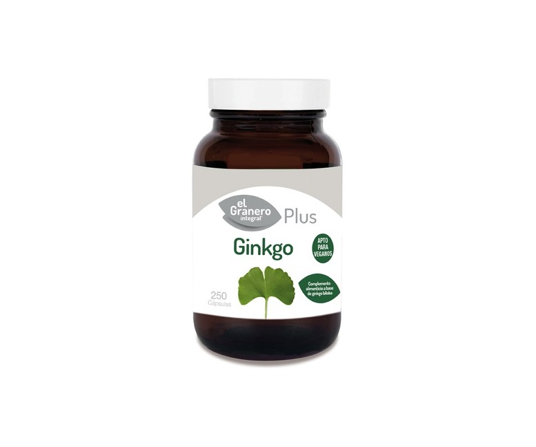 Ginkgo Biloba Plus 250 cápsulas (510mg) El Granero Integral