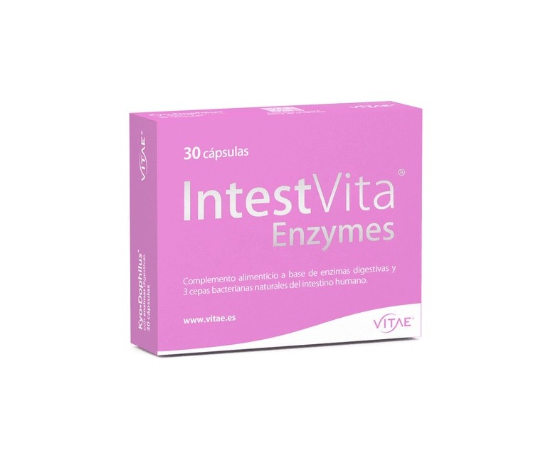 Intestvita enzimas digestivas 30 cápsulas Vitae