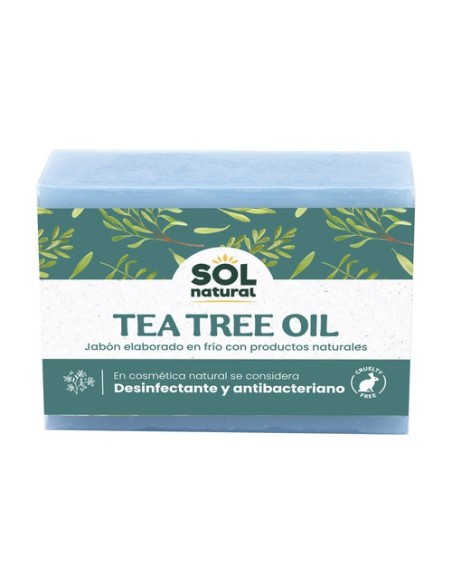 Jabón natural de arból del té (TTO) 1 unidad Sol Natural