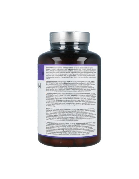 Magnesio Complex (bisglicinato y citrato) 120 cápsulas Nutralie