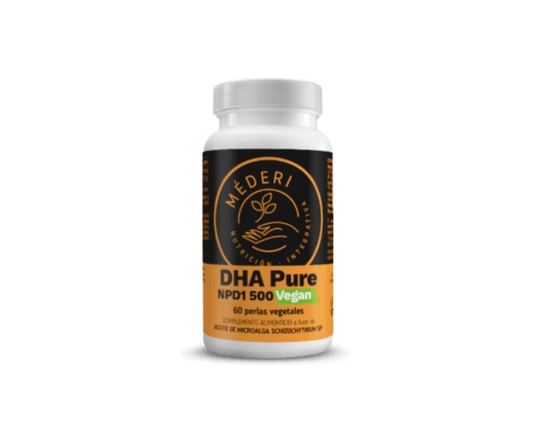 DHA Pure NPD1 500 Vegan 60 perlas de 868.5mg Méderi