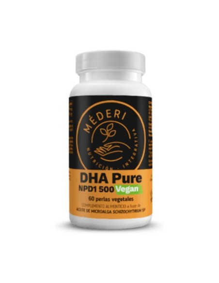 DHA Pure NPD1 500 Vegan 60 perlas de 868.5mg Méderi