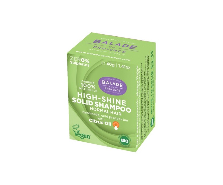 Champú Sólido Brillo para Todo Tipo de Cabello 40 g Balade en Provence