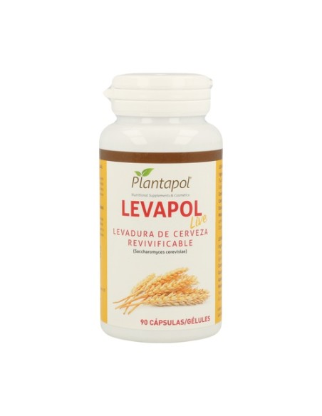 Levapol Levadura de Cerveza Viva 90 cápsulas de 500mg Plantapol