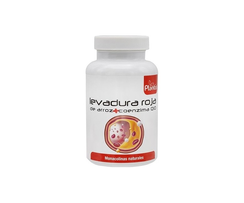 Levadura de arroz roja + Q10 120 cápsulas Plantis - Artesania Agricola