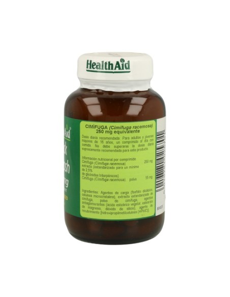 Cimicifuga Raiz Extracto de Estand. 60 comprimidos Health aid