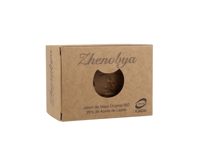 Jabon Alepo 75% Aceite de Oliva y 25% de Laurel 200 g Zhenobya