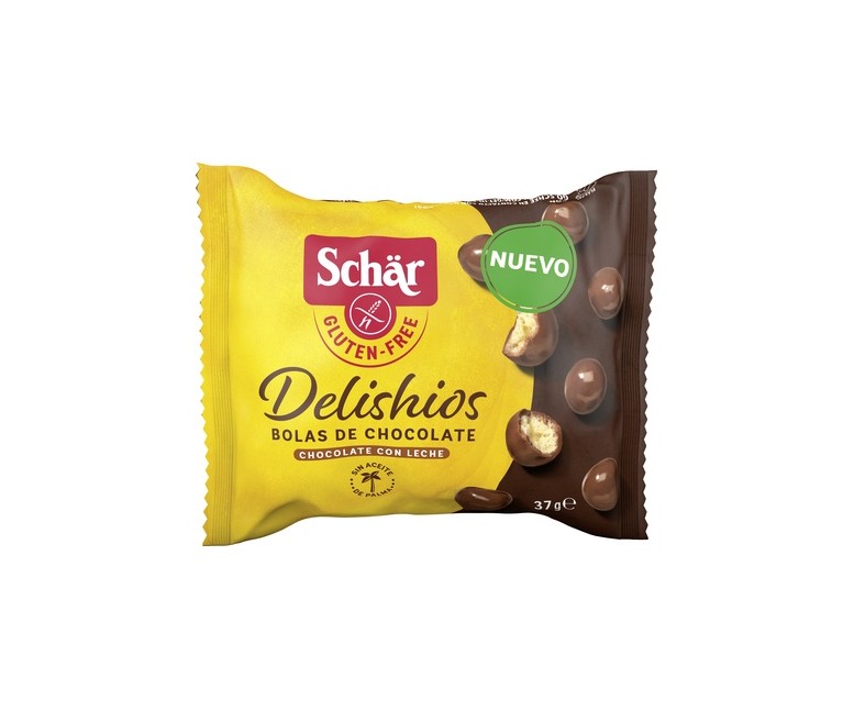 Delishios bolitas de chocolate sin gluten 37 g Schär