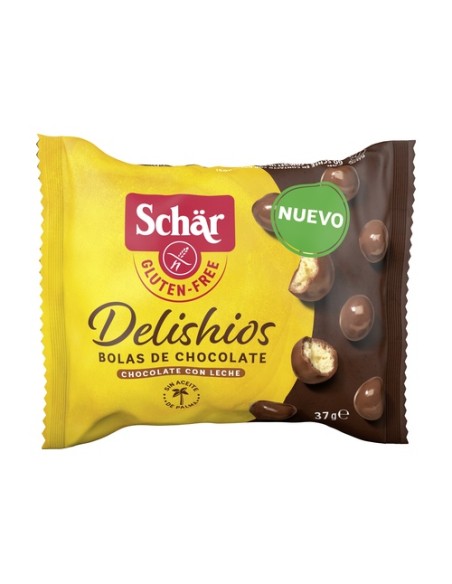 Delishios bolitas de chocolate sin gluten 37 g Schär
