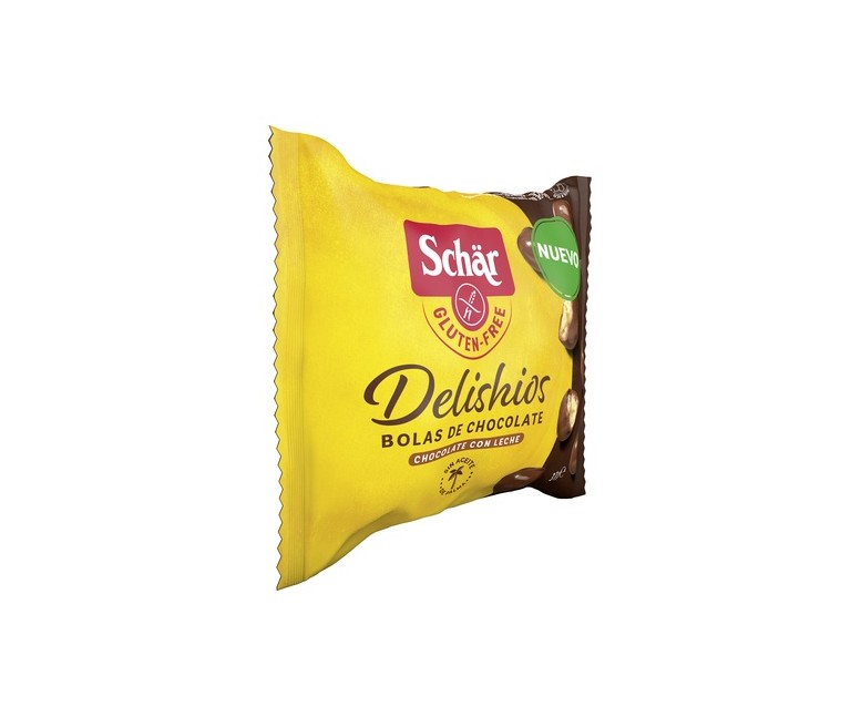 Delishios bolitas de chocolate sin gluten 37 g Schär