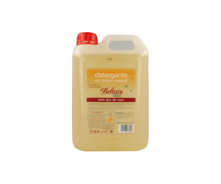Detergente líquido con jabón natural 5 L Beltrán Vital