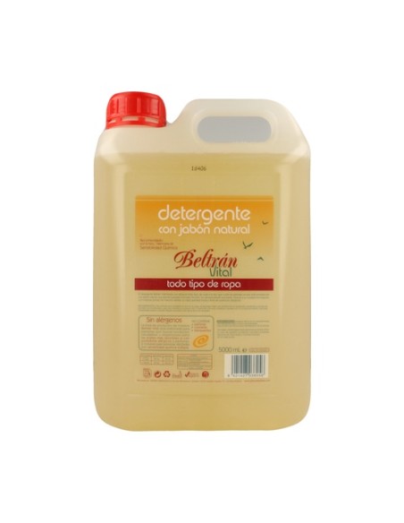 Detergente líquido con jabón natural 5 L Beltrán Vital