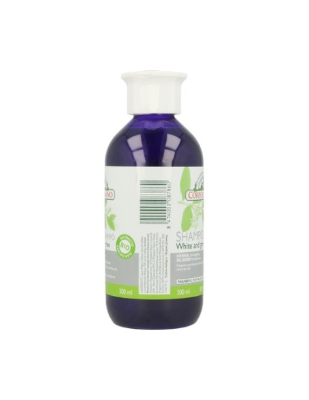 Champú Henna Indigo Blanco y Gris 300 ml de gel Corpore Sano