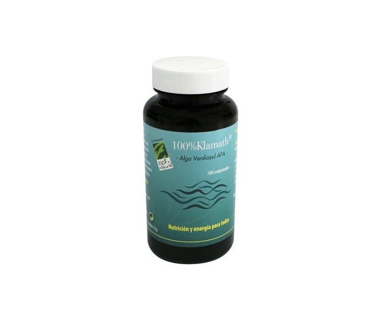 100%Klamath alga verdiazul AFA 180 comprimidos de 400mg 100% Natural