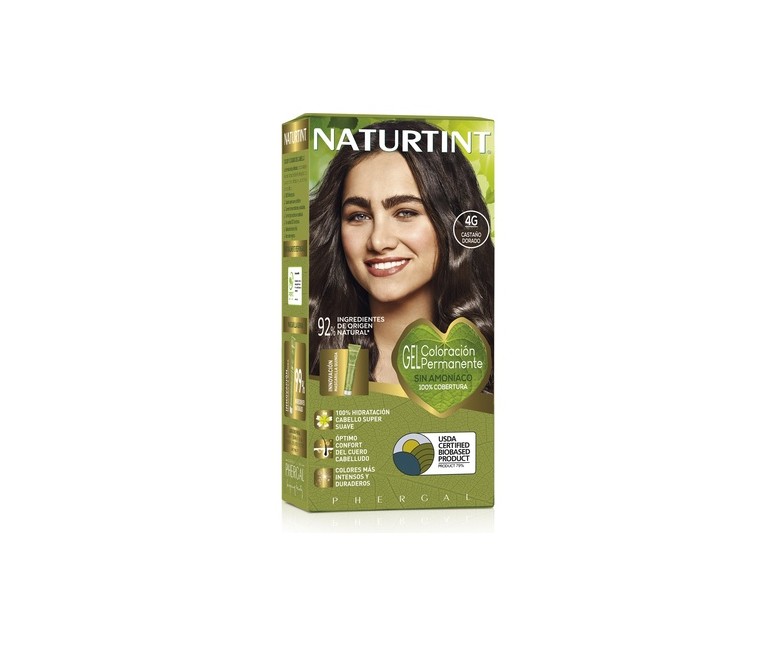 Naturtint Coloración Con Quinoa 4G - Castaño Dorado 1 unidad Naturtint