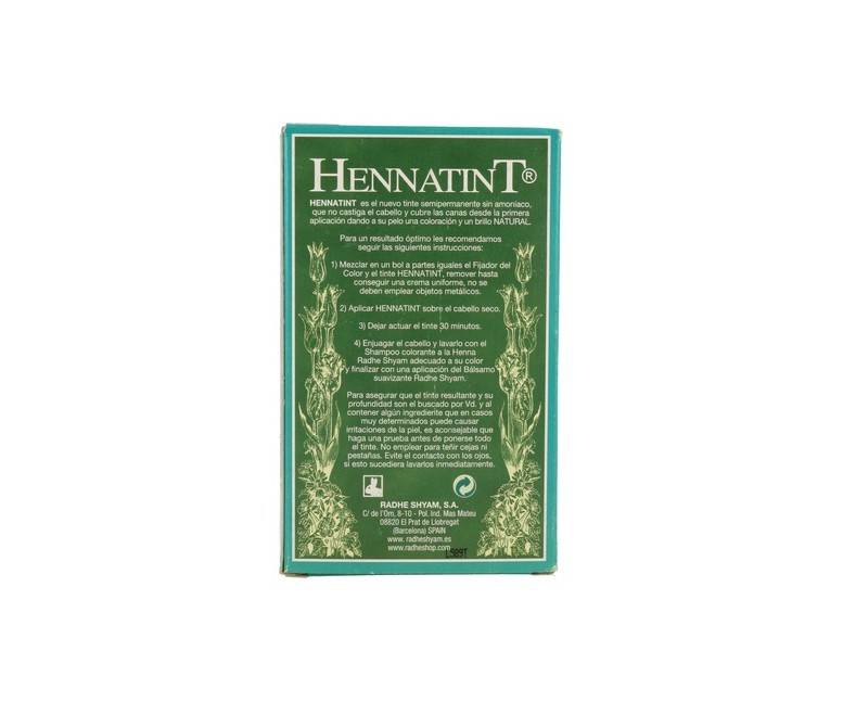 Hennatint Castaño Oscuro 1 unidad Radhe Shyam