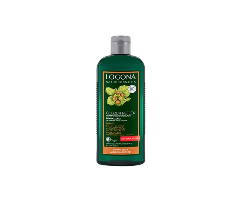 Champú Reflejos castaños Avellana Bio 250 ml Logona