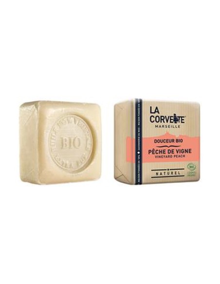 Pastilla de jabón de melocotón Bio 100 g La Corvette