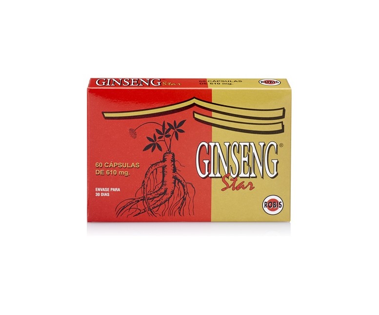 Ginseng Rojo Star 60 cápsulas Robis