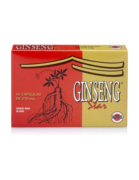 Ginseng Rojo Star 60 cápsulas Robis