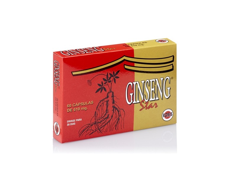 Ginseng Rojo Star 60 cápsulas Robis