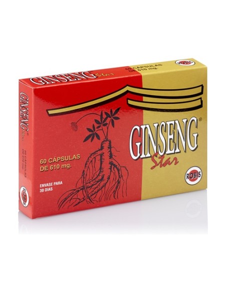 Ginseng Rojo Star 60 cápsulas Robis