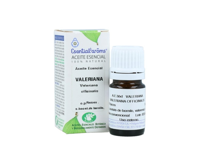 Aceite esencial de valeriana 5 ml de elixir floral Esential Aroms