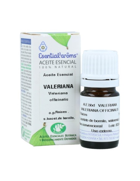 Aceite esencial de valeriana 5 ml de elixir floral Esential Aroms