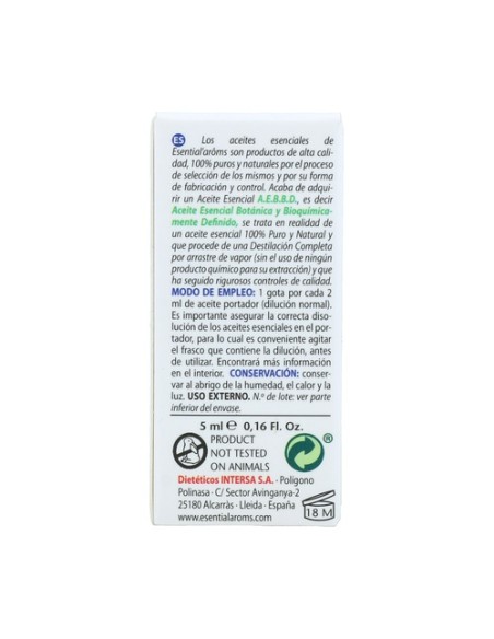 Aceite esencial de valeriana 5 ml de elixir floral Esential Aroms