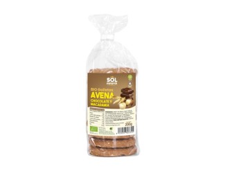 Galletas de avena con chocolate y nueces de macadamia Bio