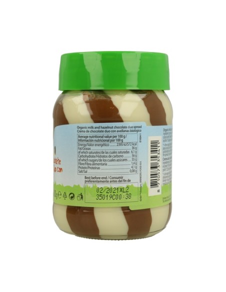 Crema Chocolate Duo 400 g Nuscobio
