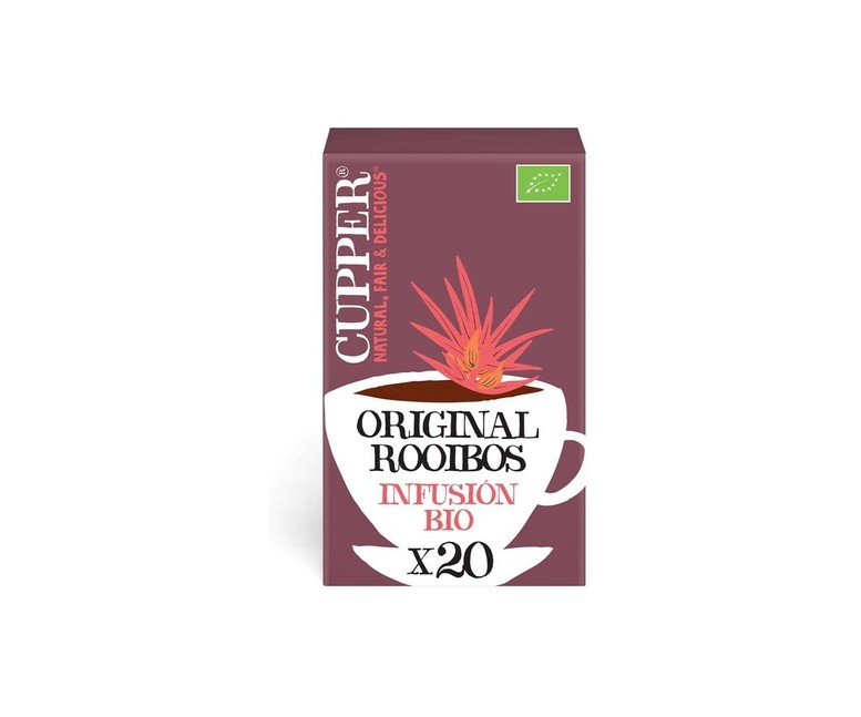 Infusión rooibos Bio 20 bolsitas infusoras Cupper