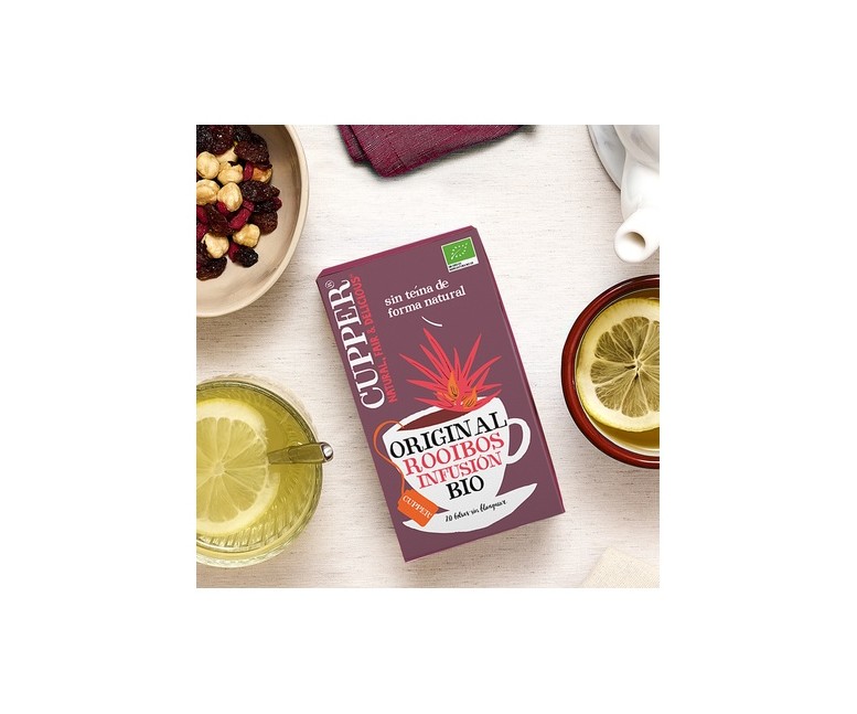 Infusión rooibos Bio 20 bolsitas infusoras Cupper