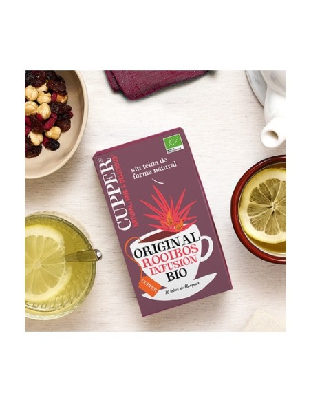 Infusión rooibos Bio 20 bolsitas infusoras Cupper